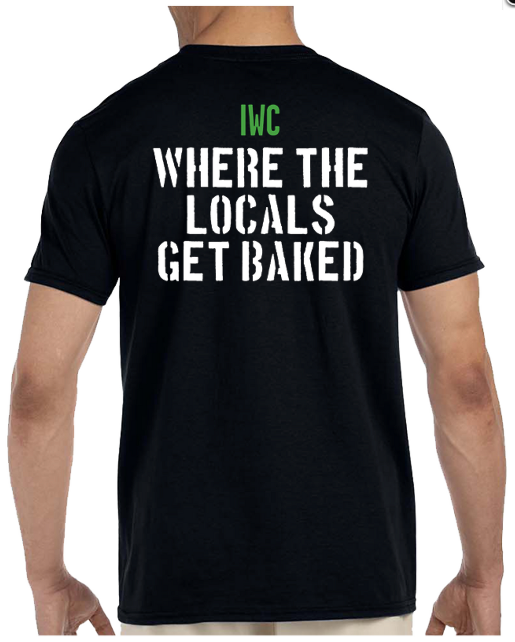 IWC Locals Get Baked Tee- Black