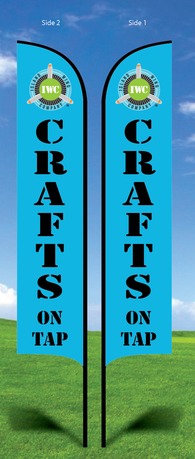 IWC Crafts On Tap Promo Flag