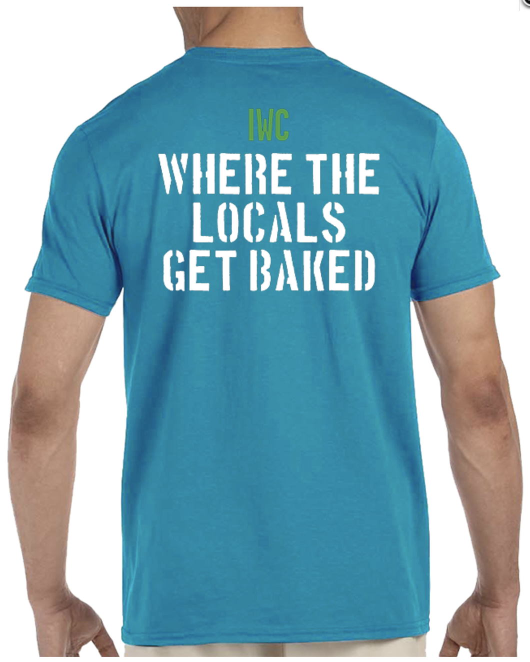 IWC Locals Get Baked Tee- Tropical Blue
